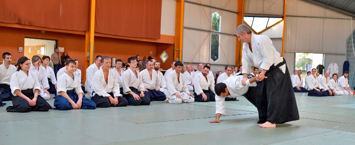 Aïkido Auxerre photo au dojo du 89 un art martial authentique